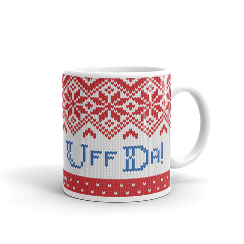 The Uff da! coffee mug, Funny Scandinavian coffee mug, witty coffee mug, norwegian coffee mug, cute mug